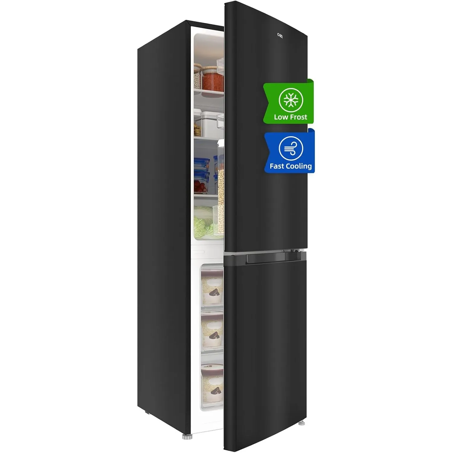 CHiQ Kühl-Gefrierkombination 157L,140cm Höhe,4-Sterne-Gefrieren