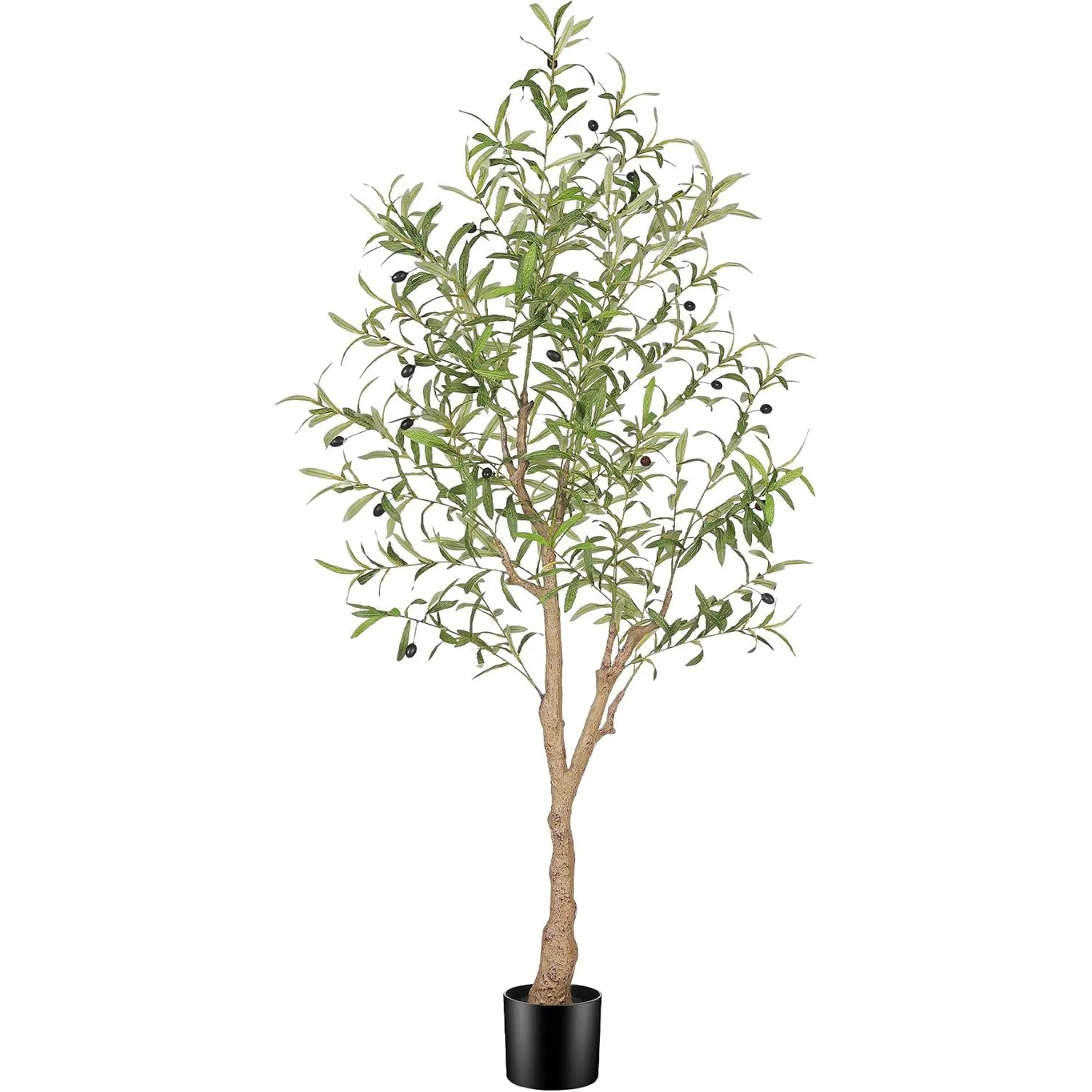 FEELEAD Olivenbaum künstlich 150 cm,künstlicher Olivenbaum 5ft