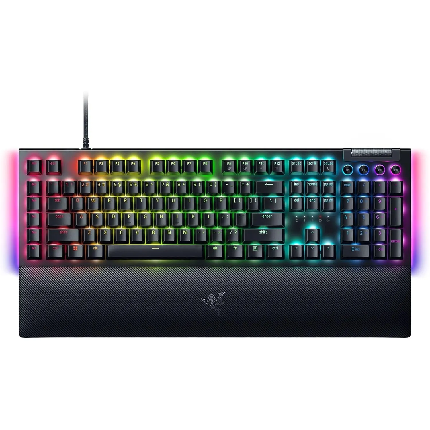 Razer BlackWidow V4 (Yellow Switch) - Mechanische Gaming-Tastatur mit Razer Chroma RGB (Mechanische Yellow Switches, 6 …