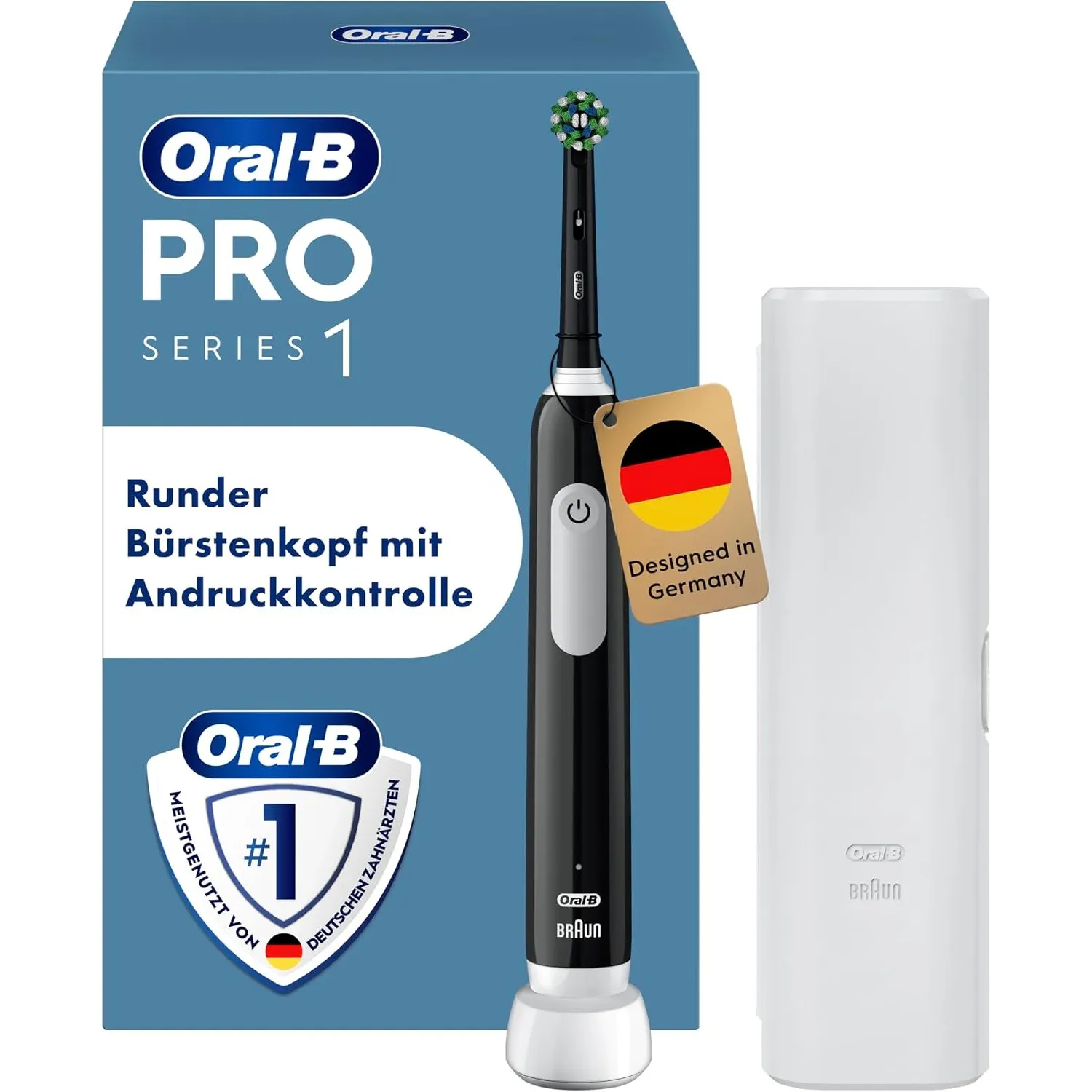 Oral-B Pro Series 1 Elektrische Zahnbürste, Schwarz