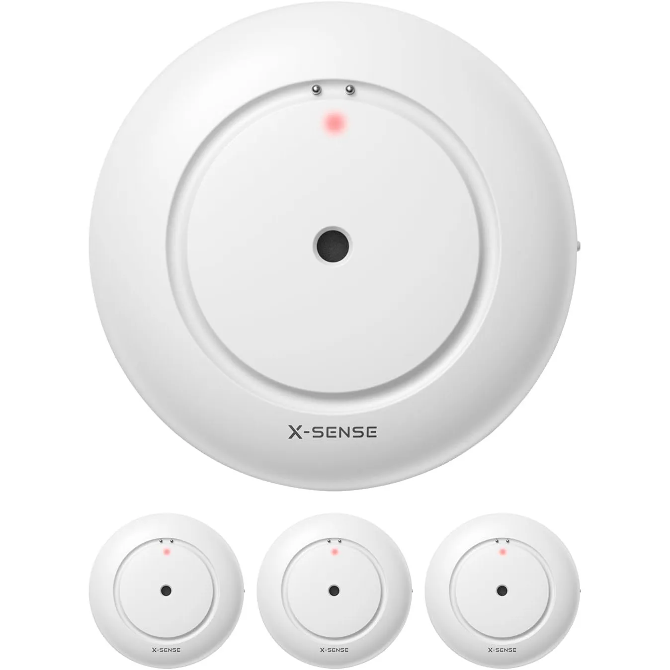 X-Sense Wi-Fi Wassermelder mit Batterie, Wassersensor IP66, 3 Stück, SWS51 | WLAN-Wassersensor, EIN Zubehörteil für das…