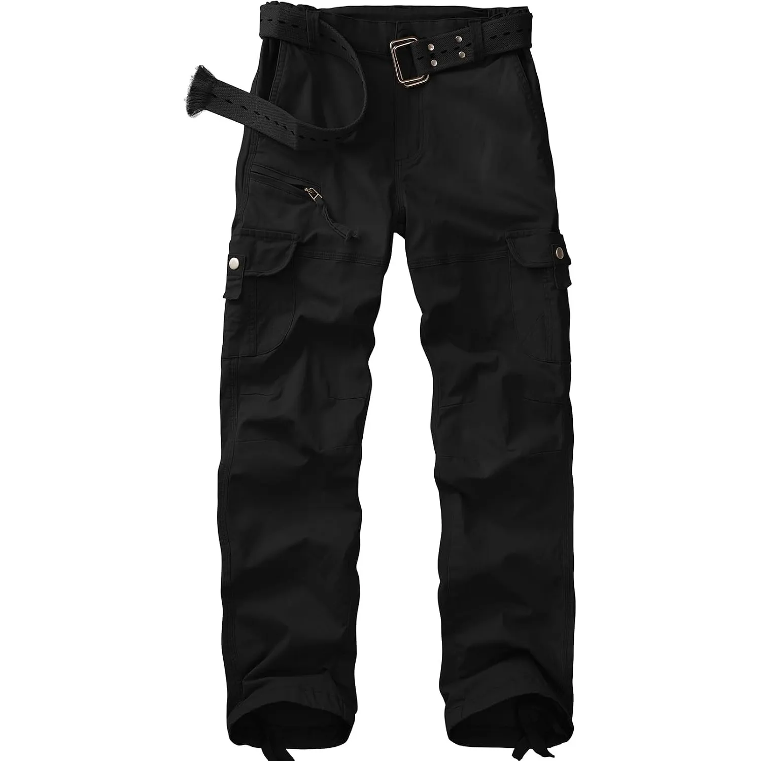 yeyity Cargohose Damen Hosen Multi Taschen Baumwolle Arbeitshose