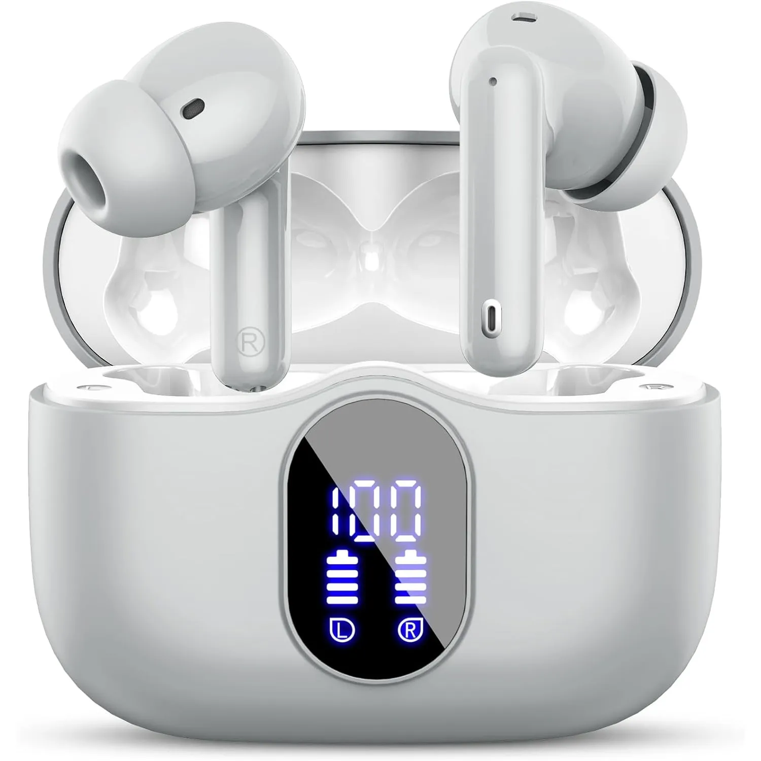 Kopfhörer Kabellos Bluetooth, Bluetooth 5.4 Kopfhörer, Tiefer Bass Ohrhörer