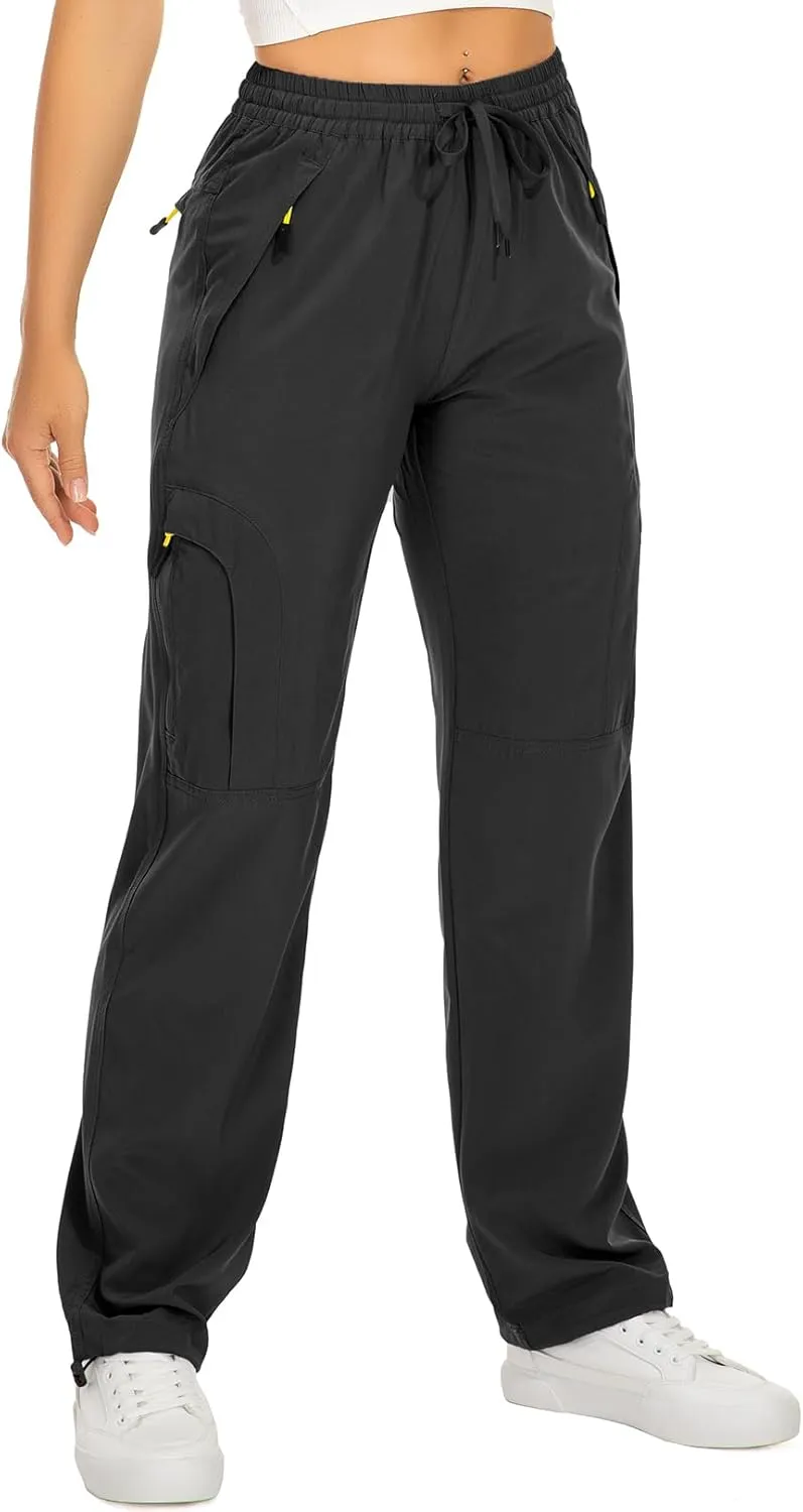 yeyity Women's Outdoor Cargo Trousers, Lightweight, Quick-Drying, Breathable, UV Protection, Functional, Trekking/Joggi…