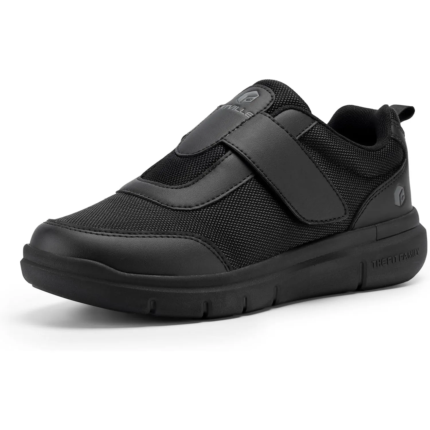 FitVille StrapEase V4 Schuhe Herren Extra Weit mit Klettverschluss überbreite weiche EasyTop Wings