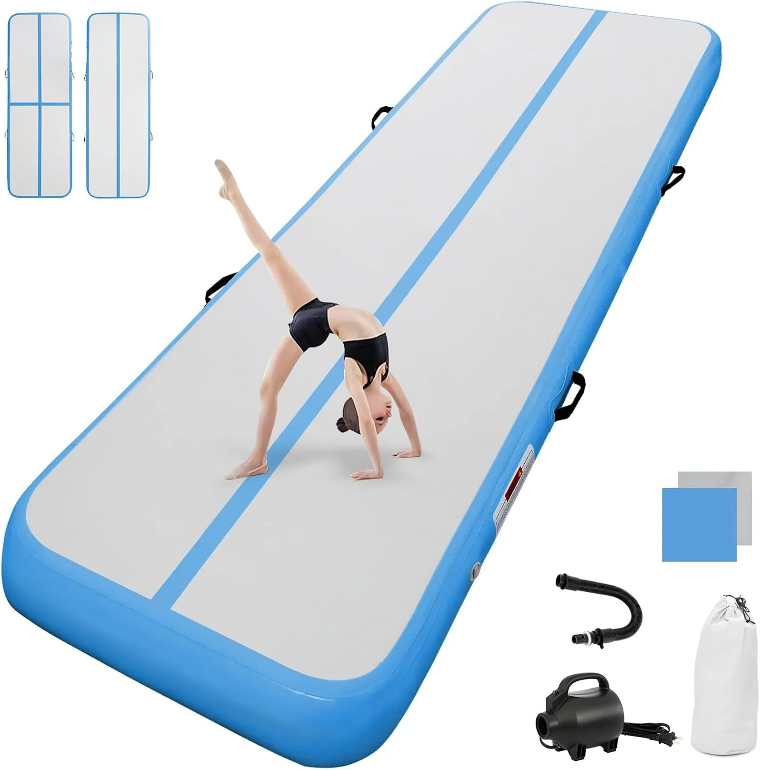 airtrack matte mit elektrischer Luftpumpe 10CM/20CM hoch 2M/3/4M/5M/6M Tumbling Matten Aufblasbare turnmatte Matte gymn…