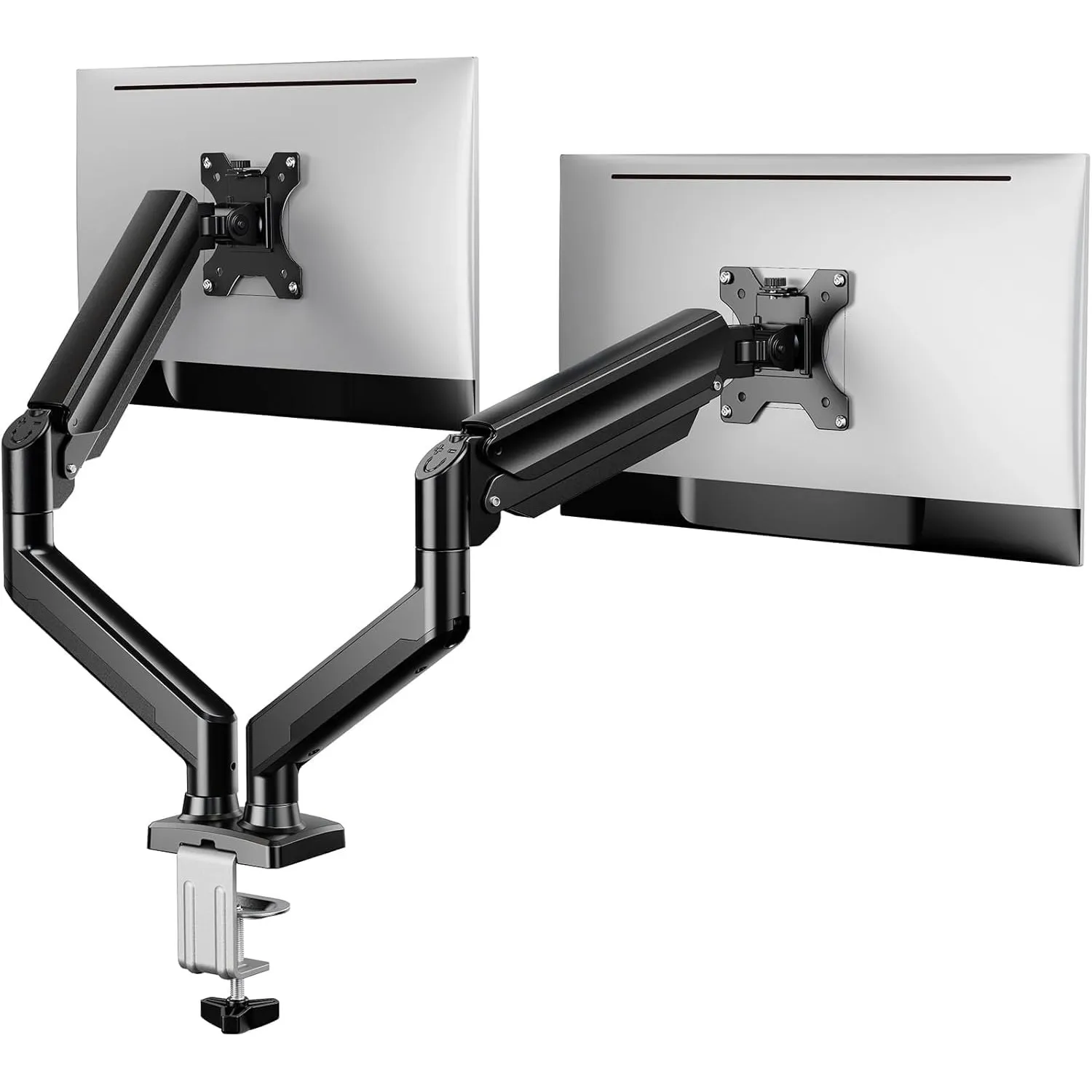 ErGear Monitor Halterung 2 Monitore für 17 bis 32 Zoll Bildschirme, Bildschirmhalterung 2 Monitore, Gaming Monitorhalte…