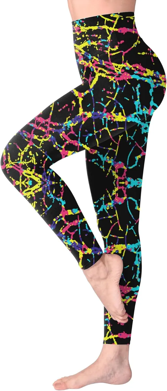 SINOPHANT Leggings Damen High Waist - Blickdicht Leggins mit Bauchkontrolle für Sport Yoga Gym