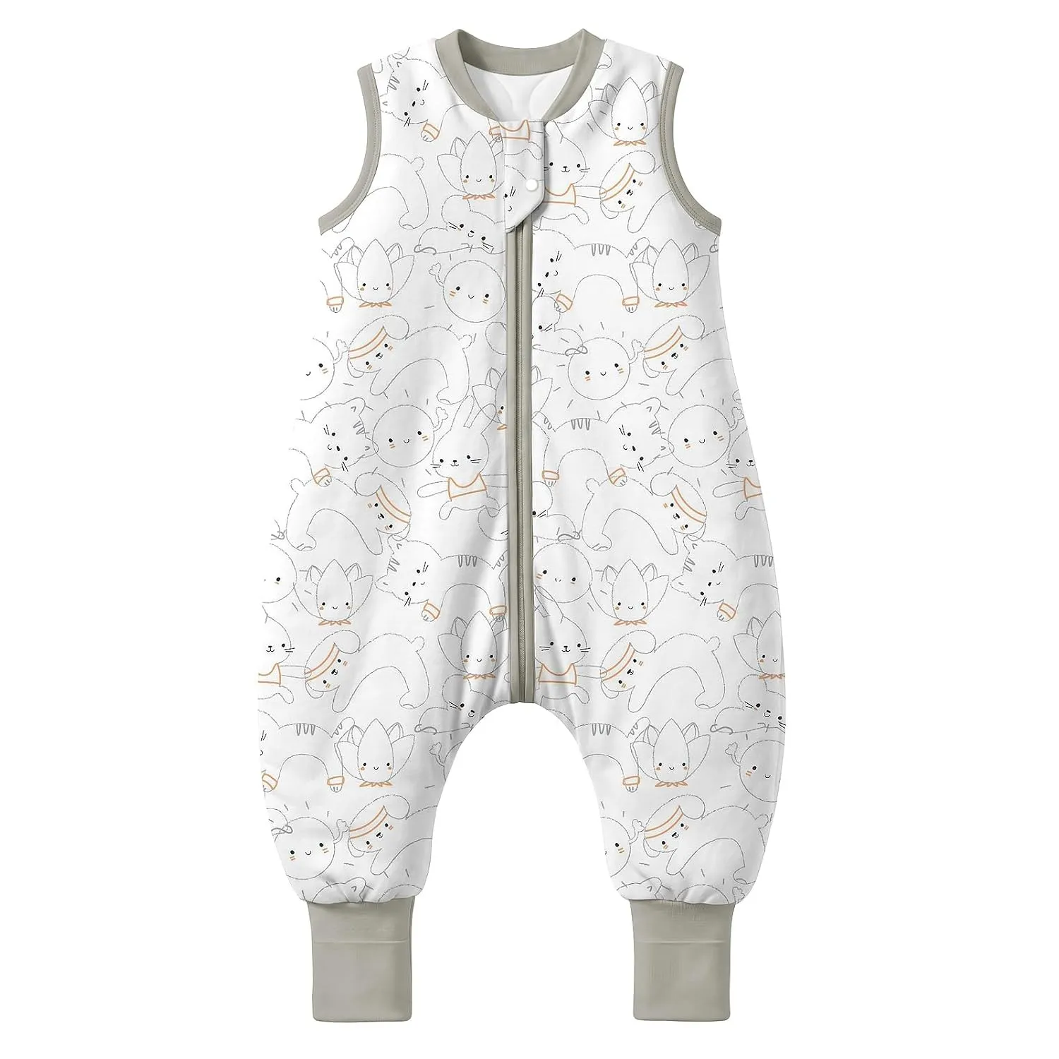 Baby Schlafsack mit Füßen 2,5 Tog, Größe 90, Höhe 95–105 cm