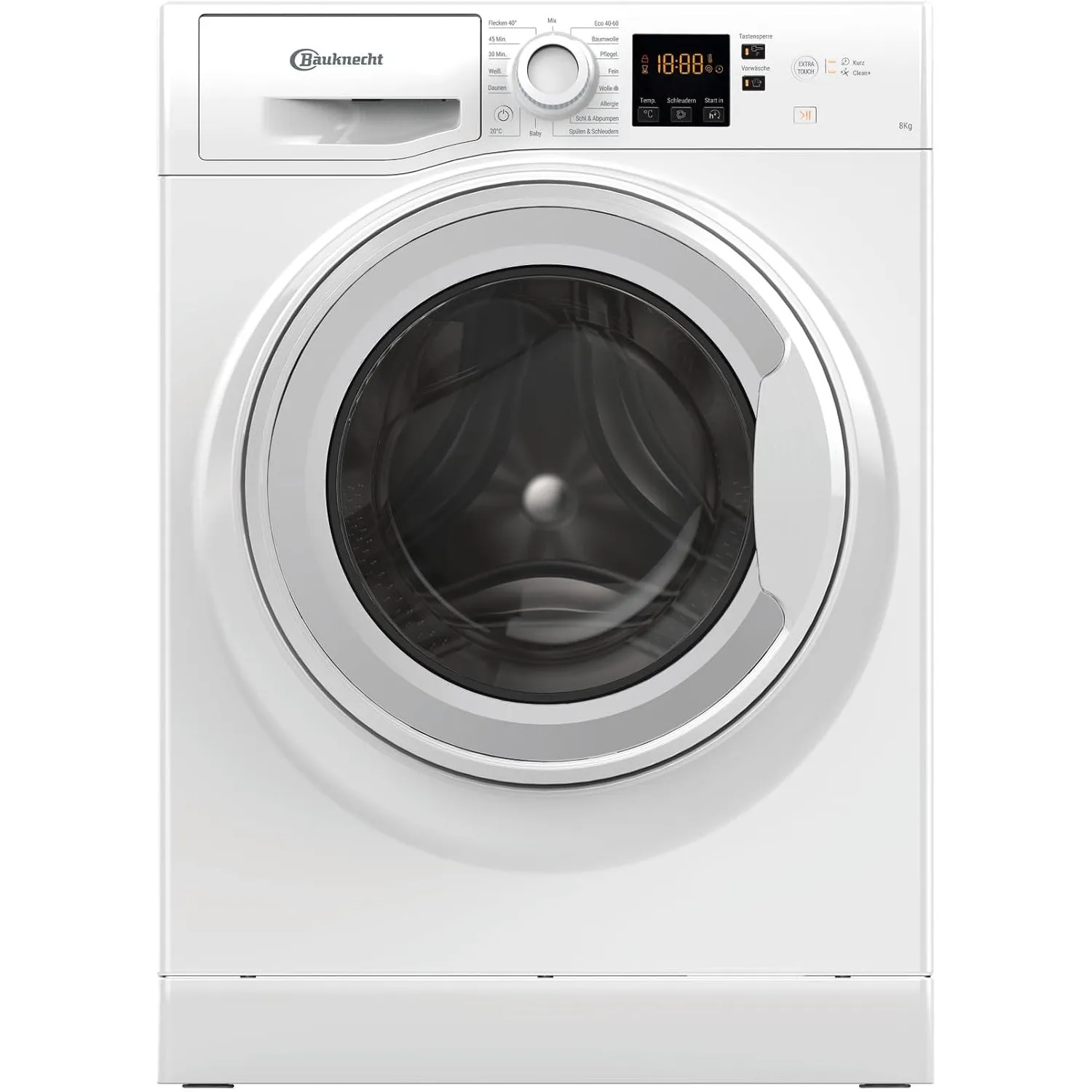 Bauknecht WAM 814 A Waschmaschine Frontlader/8kg/Energieeffizienzklasse A/Kurz 45/Anti-Allergie-Programm/Wolleprogramm/…