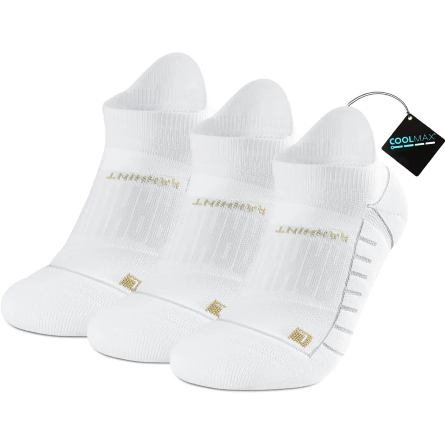 Rahhint Coolmax 3 Pack Laufsocken Sneaker Socken Kurz Wandersocken Kompressionssocken Damen Herren Sportsocken Anti-Bla…