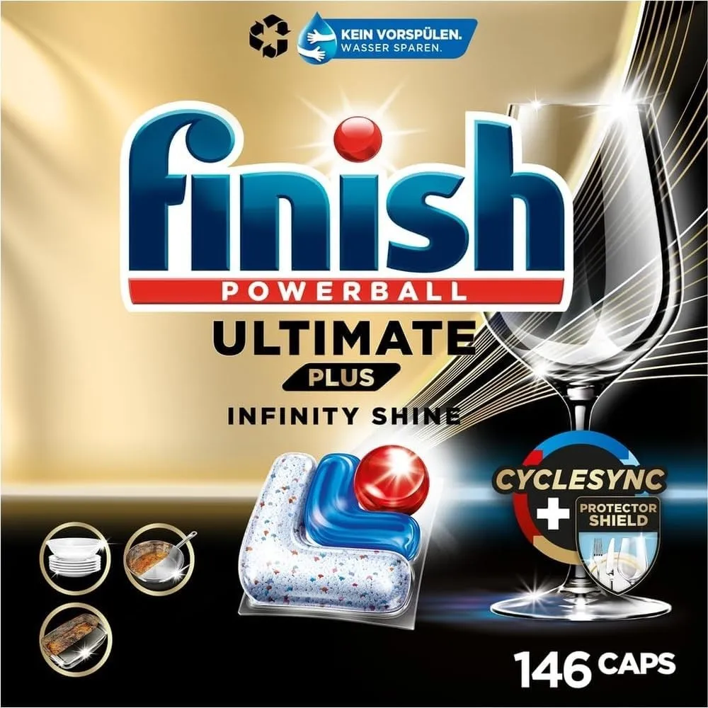 Finish Ultimate Plus Infinity Shine Geschirrspültabs 2 x 73 Caps