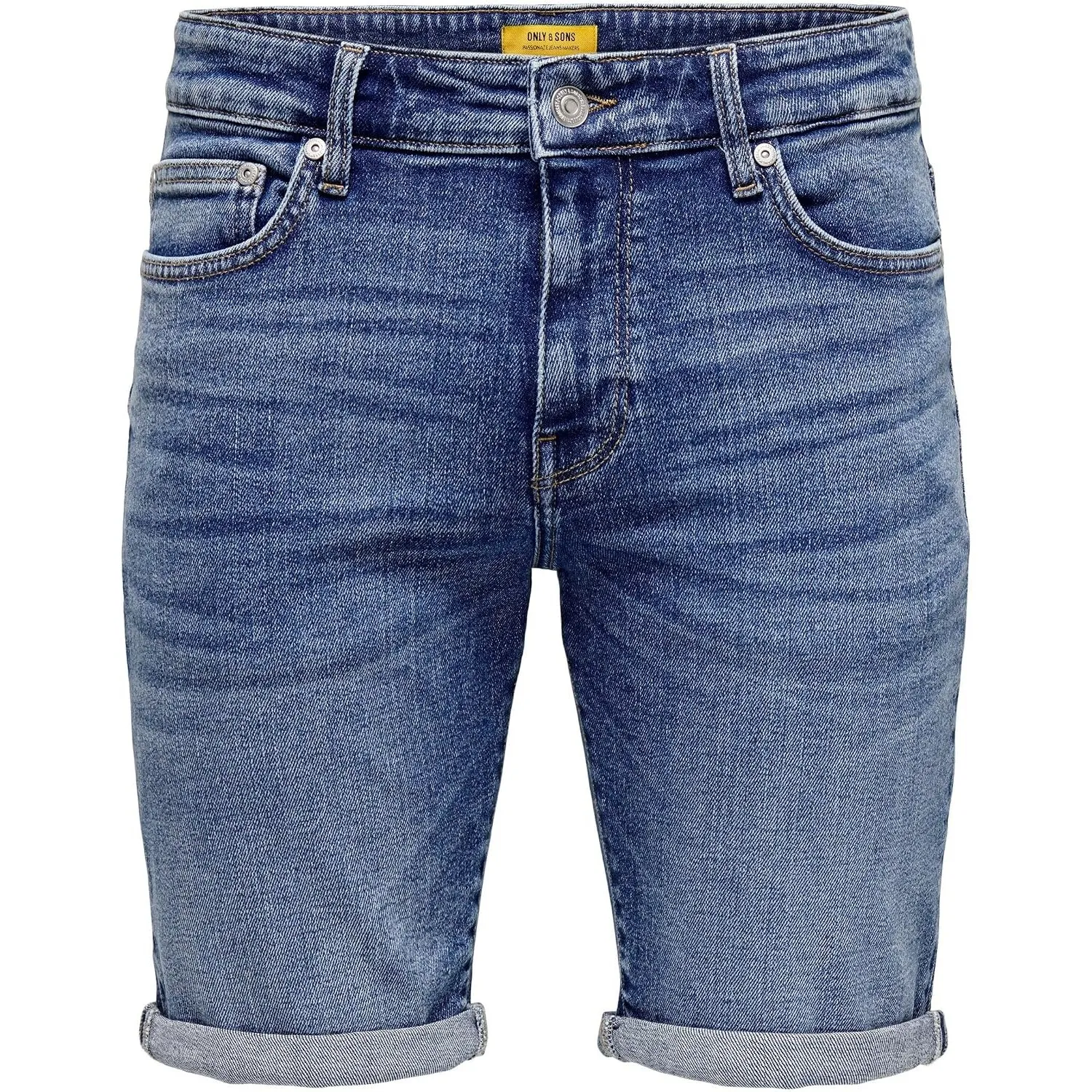 Herren O&S Denim Capri Jeans Shorts 3/4 Bermuda Pants Sommer Hose Kurze Freizeit Trousers ONSPLY