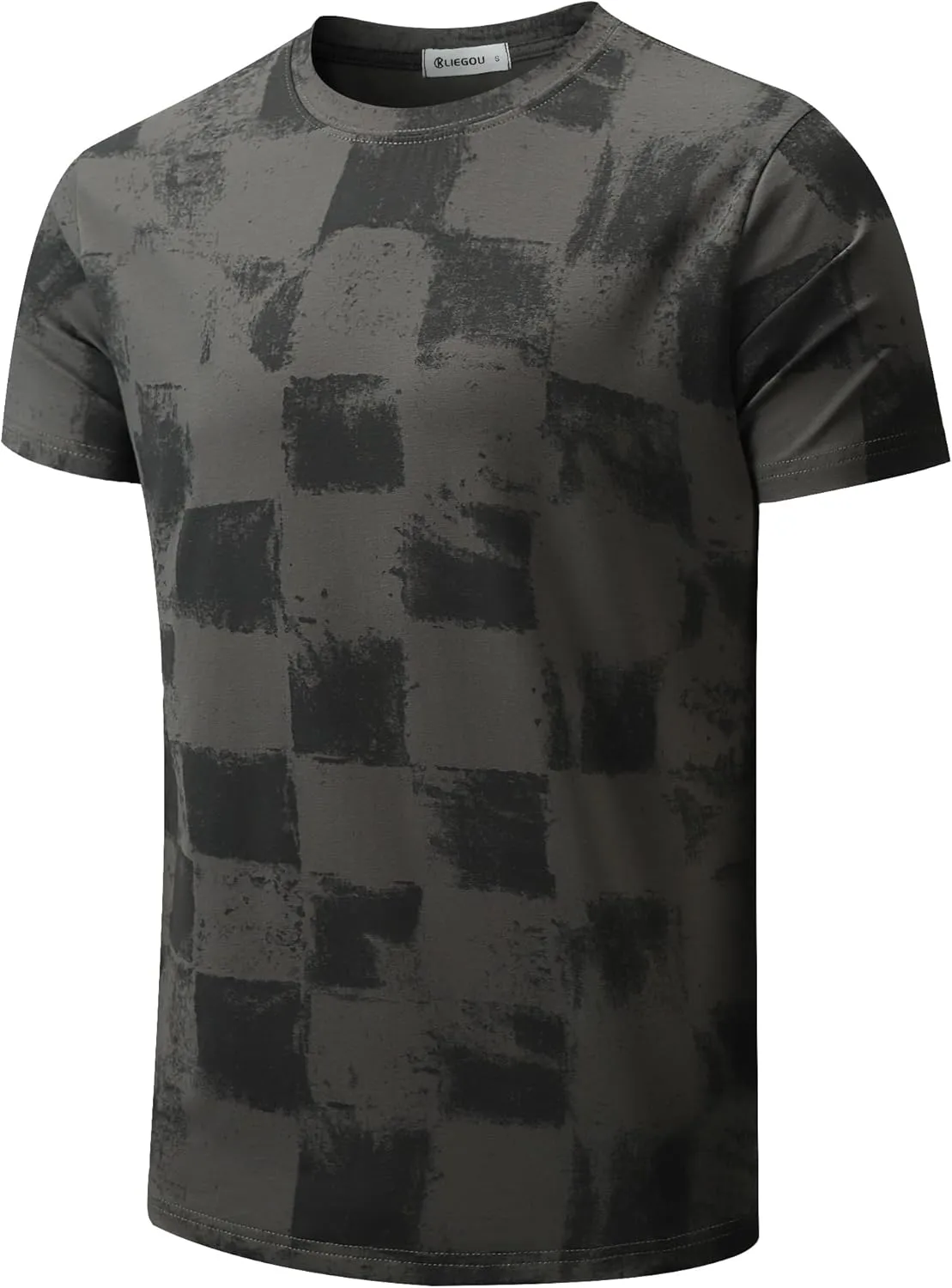 RONOMO Men's T-Shirt, 95% Cotton, 5% Spandex, Microelastic, Skin-friendly