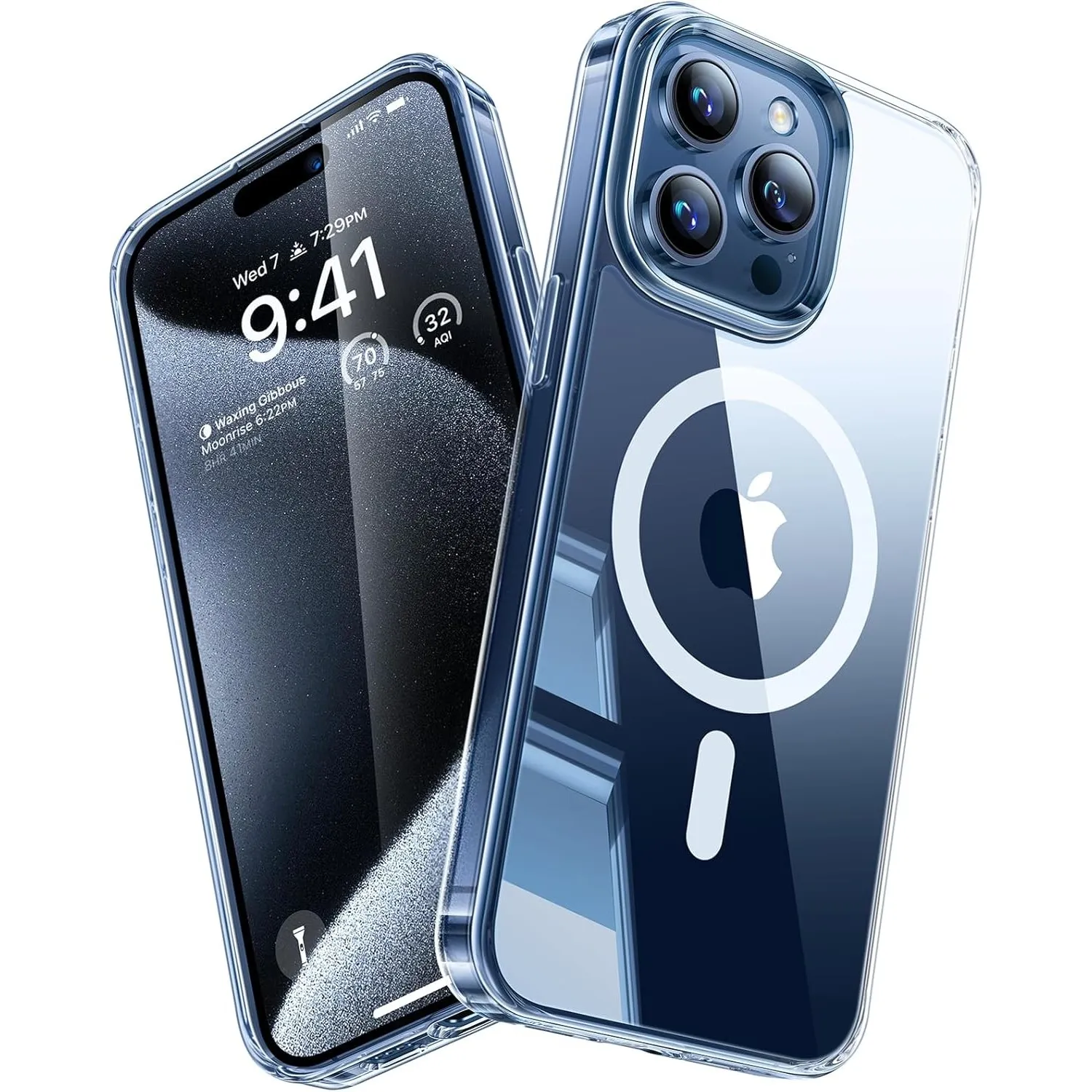 TORRAS Clear-Mag für iPhone 15 Pro Hülle für MagSafe Nr.1 Schutzkraft und Magnetkraft Handyhülle iPhone 15 Pro Case Sto…