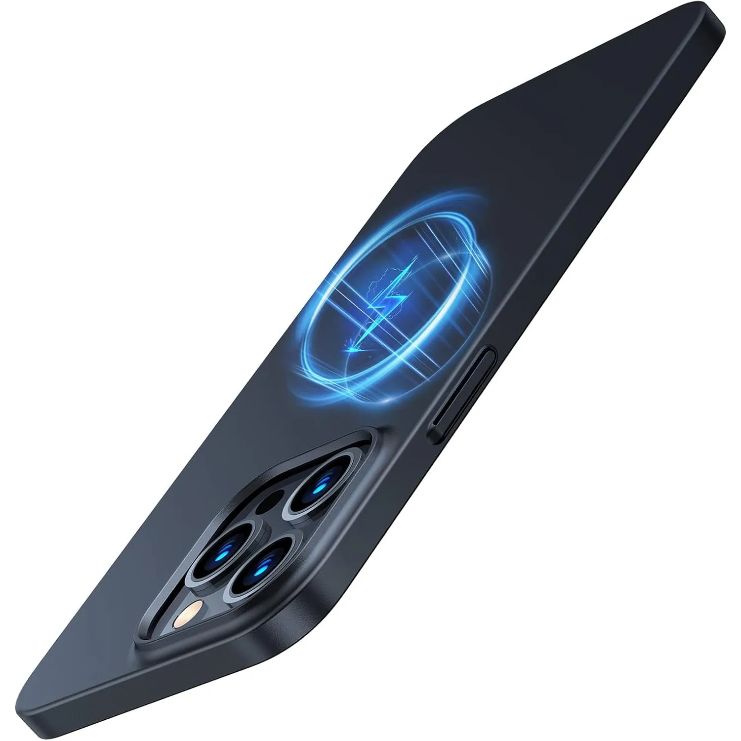 TORRAS Ultra Dünn für iPhone 15 Pro Max Hülle für MagSafe Schwarz