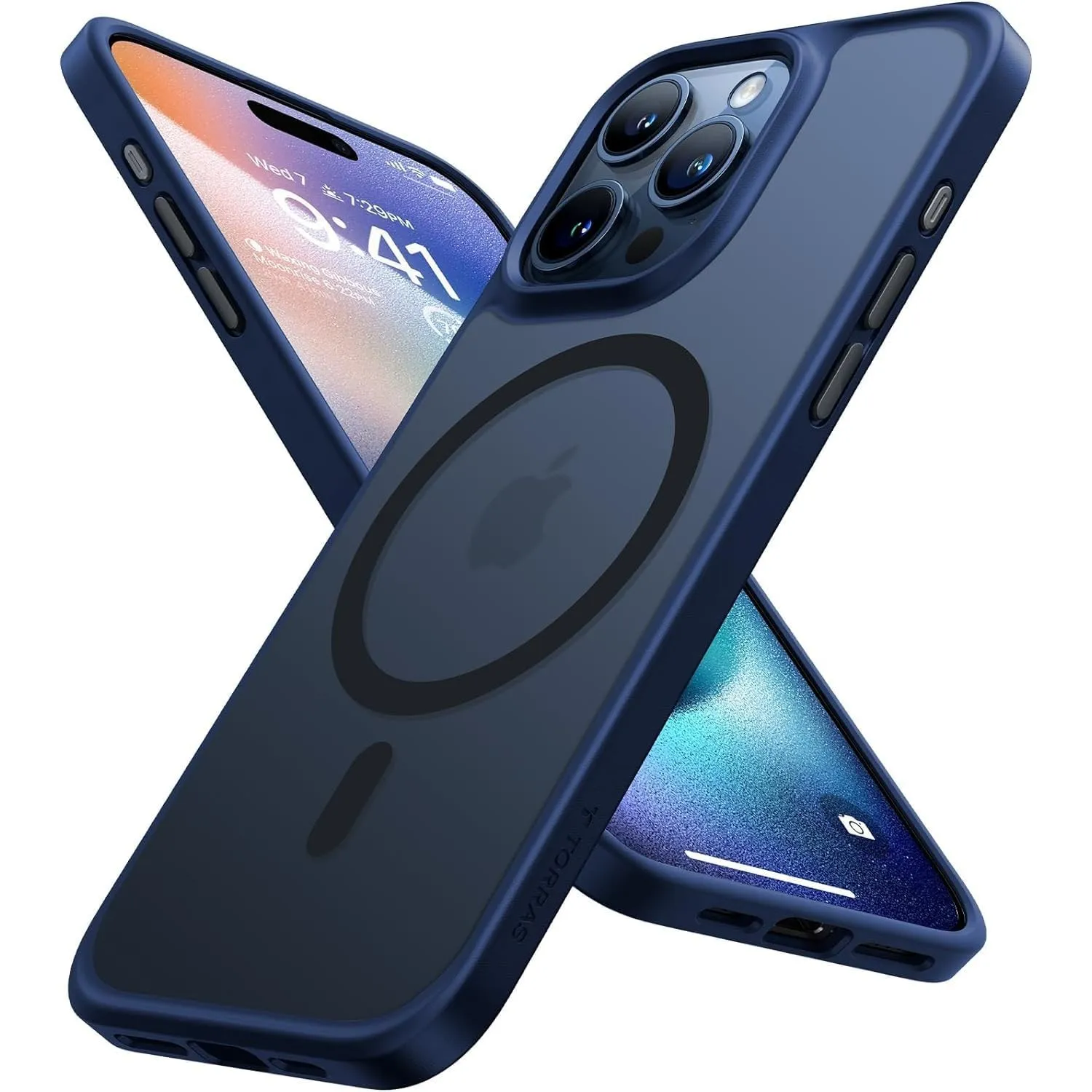 TORRAS Guardian-Mag für iPhone 15 Pro Max Hülle für Magsafe (Unzerstörbare Sturzfestigkeit & Stärkster Magnetisch) Hüll…