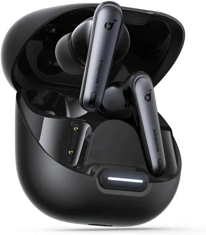 soundcore by Anker Liberty 4 NC Bluetooth-Kopfhörer mit Geräuschunterdrückung, 98,5% Noise Cancelling, Adaptive für Ohr…