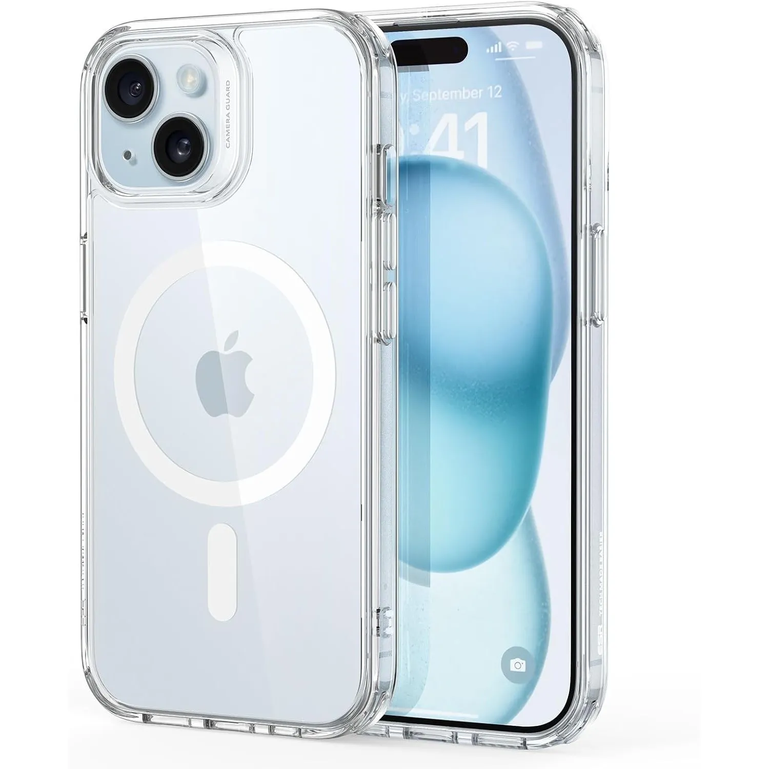ESR für iPhone 15 Plus Hülle für MagSafe, Vergilbungsschutz, Klar