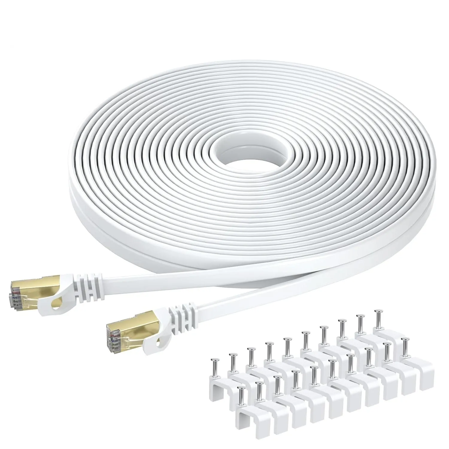 BUSOHE Cat 8 Lan Kabel 8meter, Hochgeschwindigkeits- Gigabit RJ45 LAN Netzwerkkabel, 40Gbps 2000Mhz Internet Patchkabel…