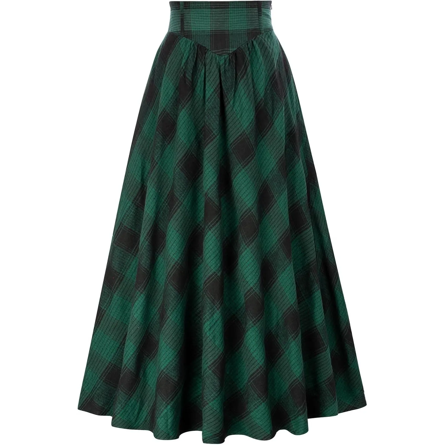 SCARLET DARKNESS Rock Damen Herbst Mittelalter Hohe Taille Lacing Maxi Rock