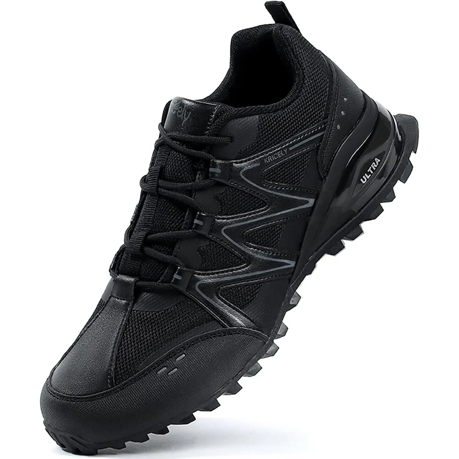 Kricely Traillaufschuhe Herren Laufschuhe Straßenlaufschuhe Sneaker Leicht Wanderschuhe Fitnessschuhe Trekkingschuhe