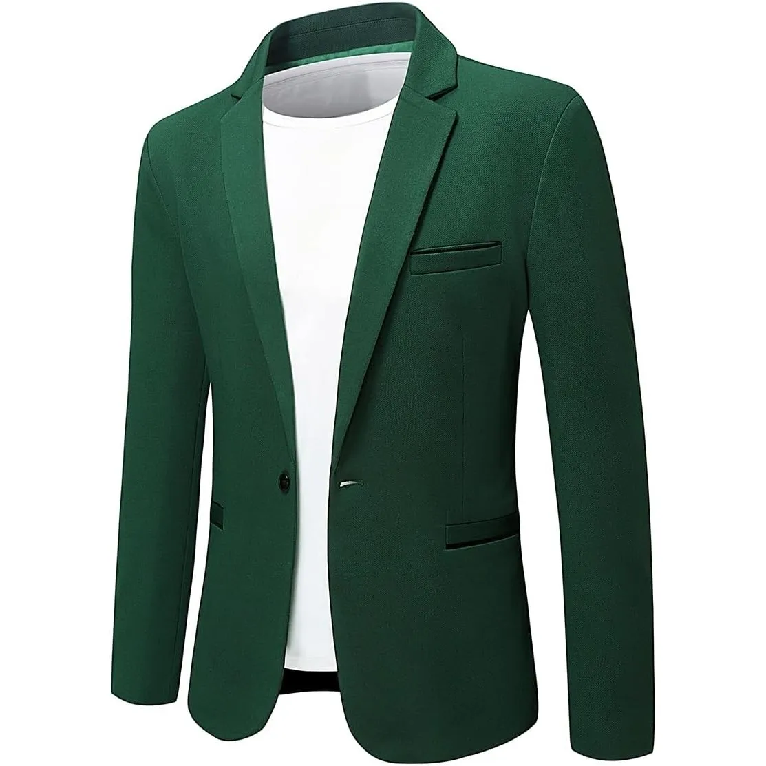 Allthemen Herren Sakko Sportlich Modern Stretch Blazer Männer Slim Fit Freizeit Jackett Business Anzugjacke