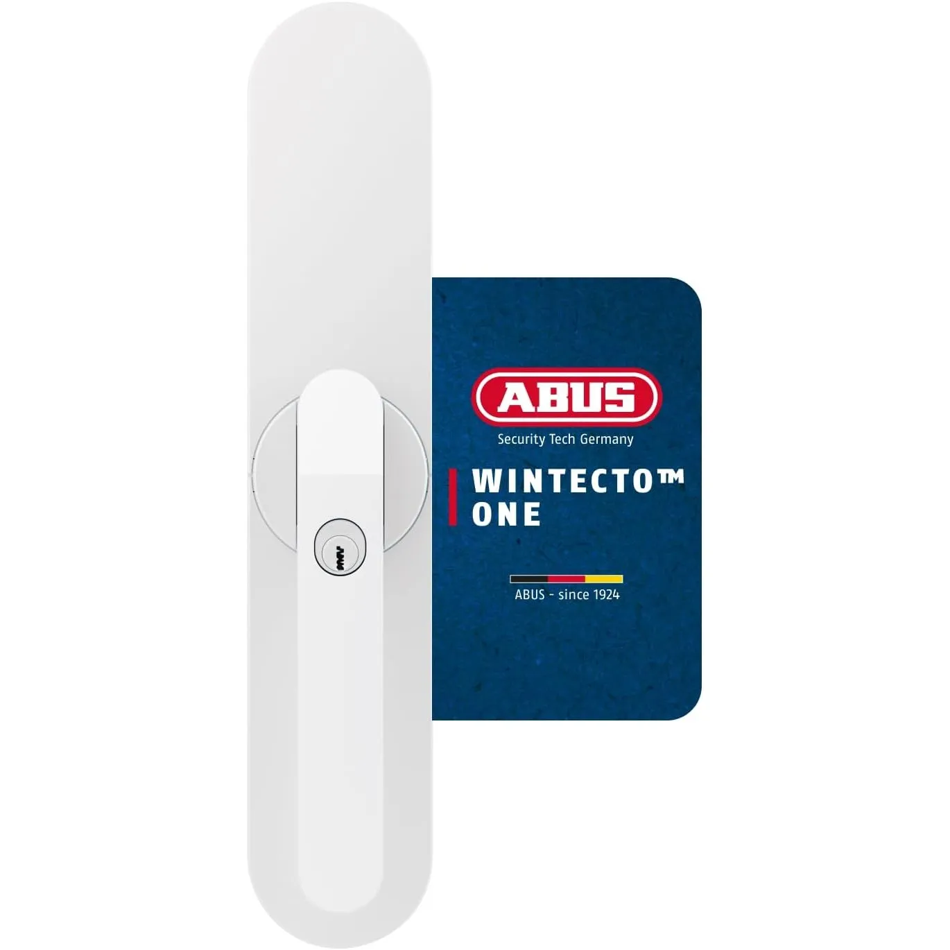 ABUS Fensterantrieb WINTECTO One – smarter Fenstergriff für Fenster, Balkon- und Terrassentür – mit Alarmfunktion – ein…
