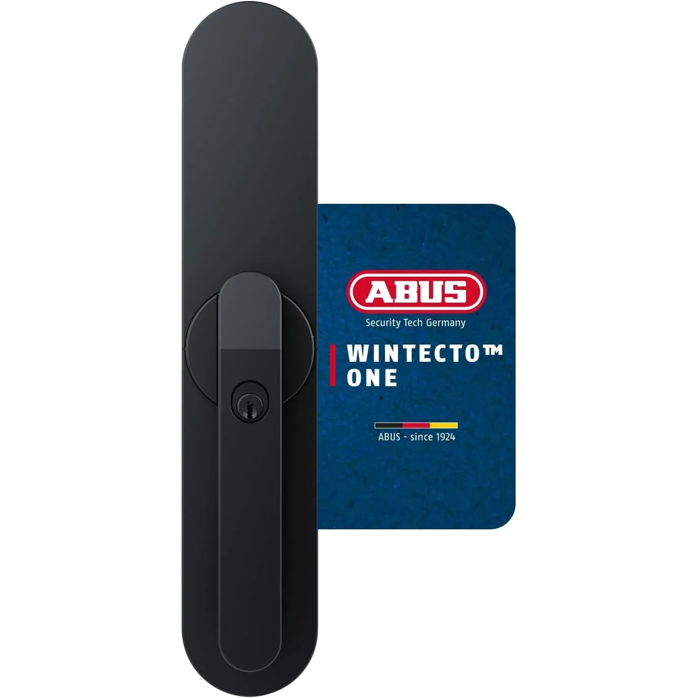 ABUS Fensterantrieb Wintecto One – smarter Fenstergriff für Fenster, Balkon- und Terrassentür – mit Alarmfunktion – ein…