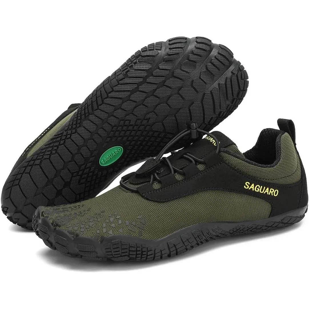 SAGUARO Unisex Barfußschuhe mit Breiter Zehenbox und Zero-Drop Solhe - Weich rutschfest Atmungsaktiv