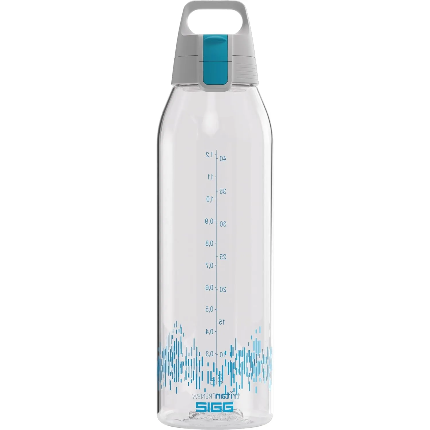 SIGG - Tritan Trinkflasche - Sportflasche Total Clear ONE MyPlanet Aqua - kohlensäurehaltige Getränke - Spülmaschinenfe…