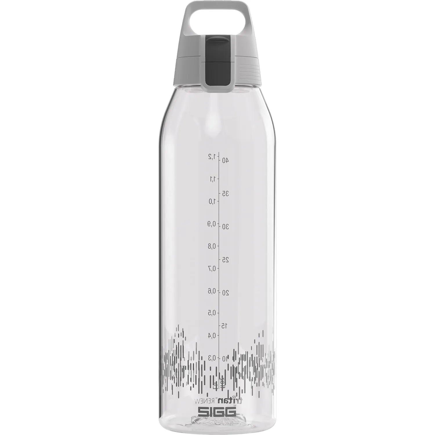 SIGG - Tritan Trinkflasche - Sportflasche Total Clear ONE MyPlanet Anthrazit - kohlensäurehaltige Getränke - Spülmaschi…