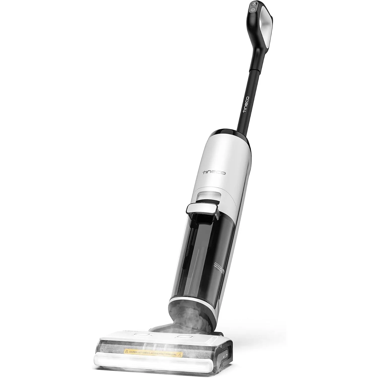 Tineco Floor ONE S7 Steam Schnurloser Dampfreiniger, Dampfmop für Verschmutzungen auf Hartböden mit Digitalanzeige, Sel…