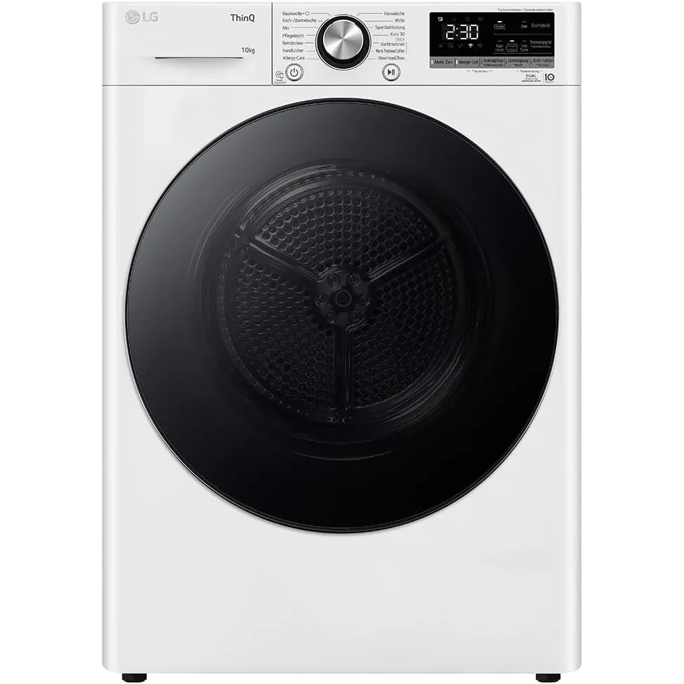 LG V9AYXT Wärmepumpentrockner, Edelstahl Legierter Stahl, A+++, 10 kg, 60 x 66 x 85 cm, Dual Inverter Wärmepumpentechno…