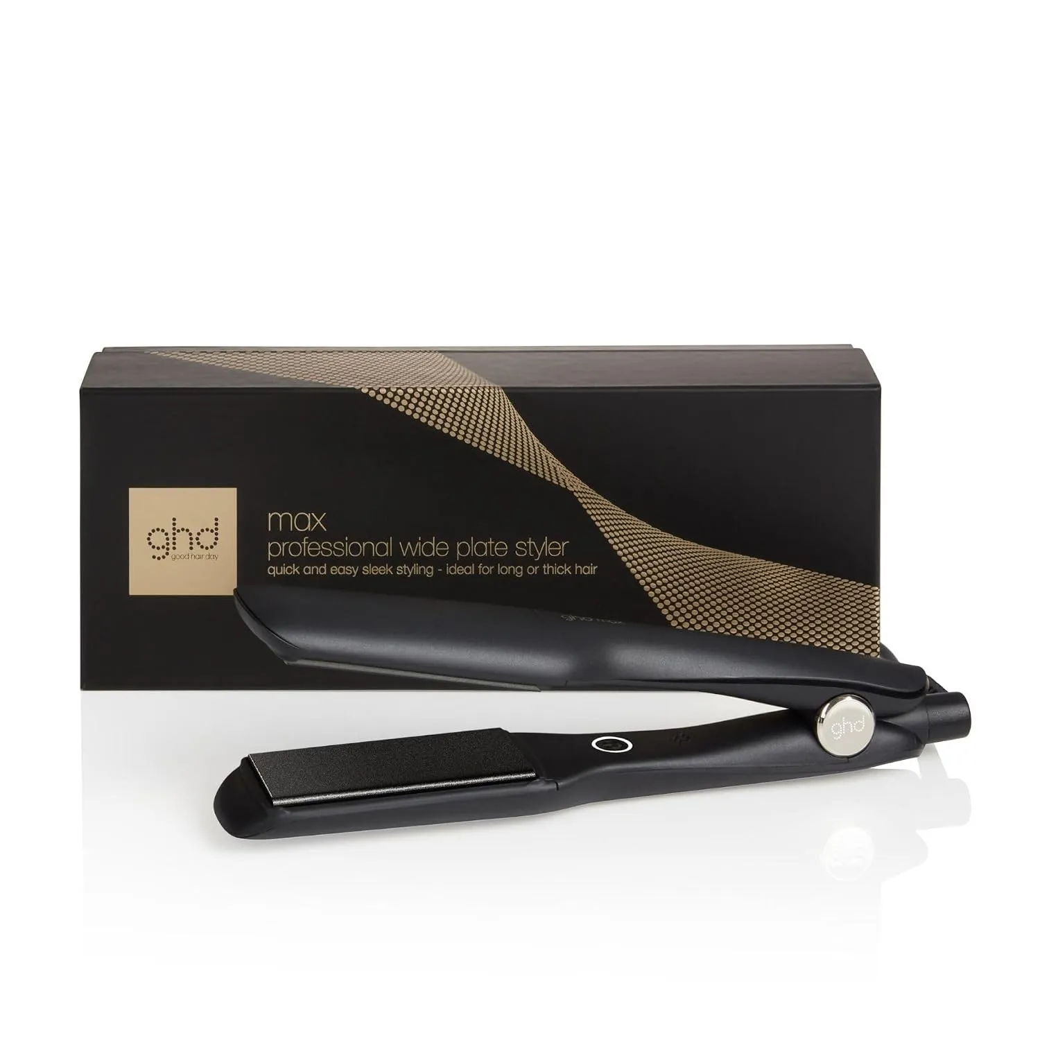 ghd max breites Glätteisen: Für langes, dickes & lockiges Haar, Anti Frizz