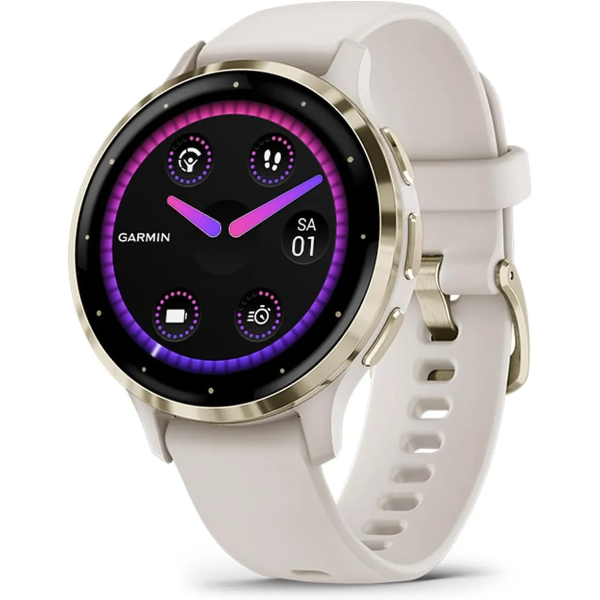 Garmin Venu 3S 41mm – Fitness-Smartwatch, 1,2" AMOLED-Touchdisplay, bis zu 10 Tage Akkulaufzeit, 30+ Sport-Apps, Blueto…