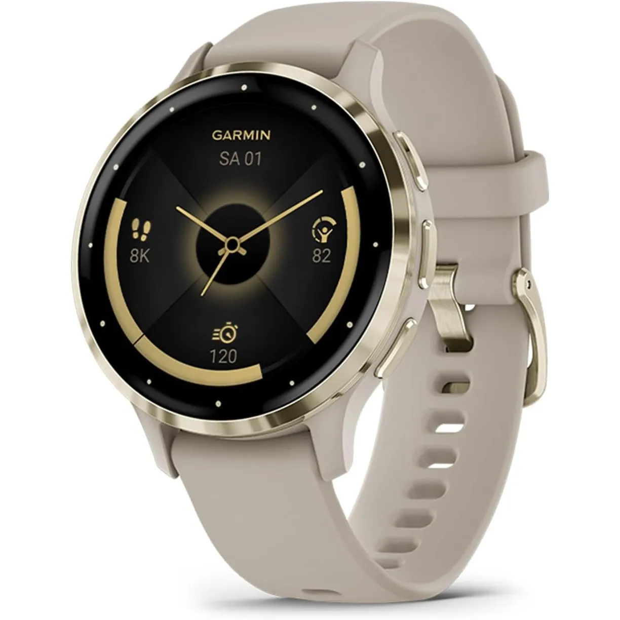 Garmin Venu 3S 41mm – Fitness-Smartwatch, 1,2" AMOLED-Touchdisplay, bis zu 10 Tage Akkulaufzeit, 30+ Sport-Apps, Blueto…