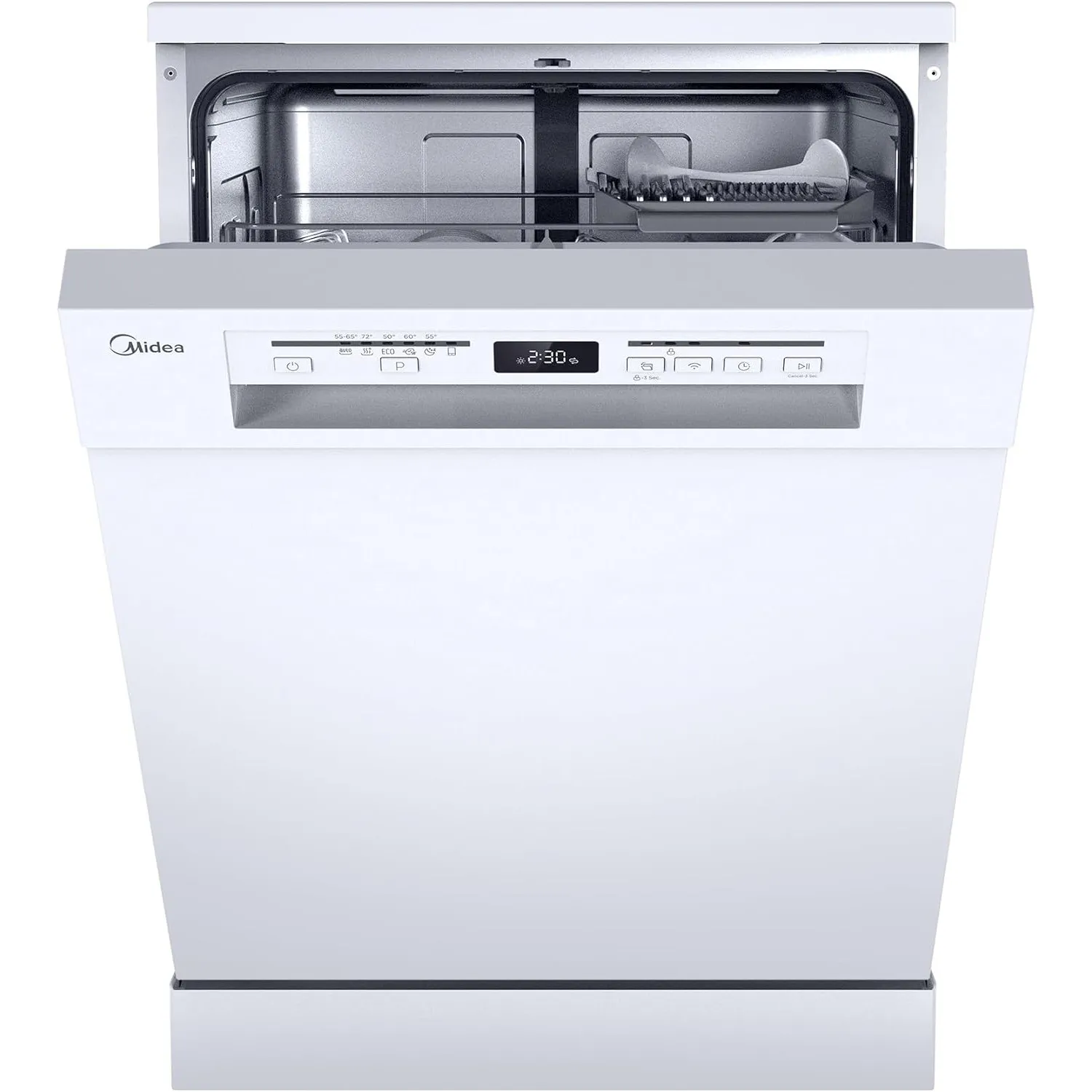 Midea Spülmaschine 60cm Freistehend & Unterbaufähig 14 Maßgedecke EEK C