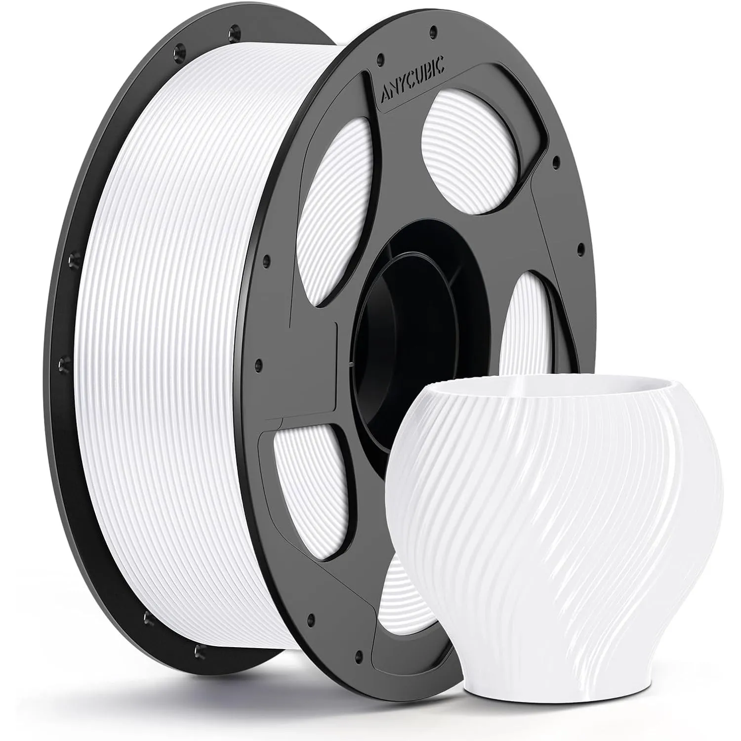 ANYCUBIC PETG Filament 1,75 mm, Maßgenauigkeit +/- 0,02 mm, 3D-Druck-Filament für 3D-Drucker, Vakuumverpackung, Ordentl…