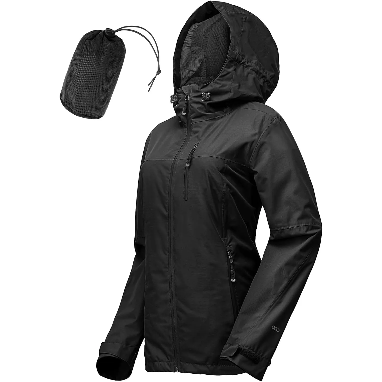 33,000ft Regenjacke Damen Wasserdicht Packbar Fahrradjacke Übergangsjacke | 10000mm Wassersäule, Mesh-Futter Unterarmbe…