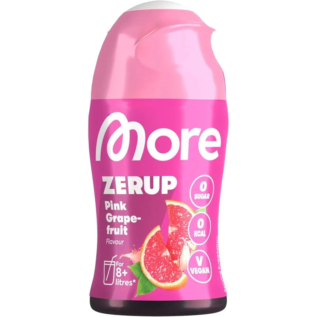 MORE Zerup, Pink Grapefruit, 65 ml, für bis zu 8 l Fertiggetränk