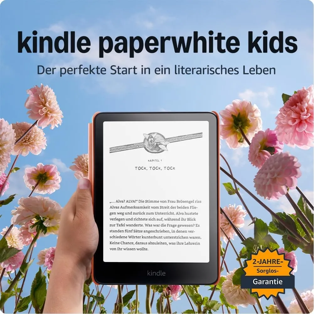 Amazon Kindle Paperwhite Kids (neueste Generation) – Größeres, blendfreies 7-Zoll-Display – Mit Kindle lesen Kinder dur…