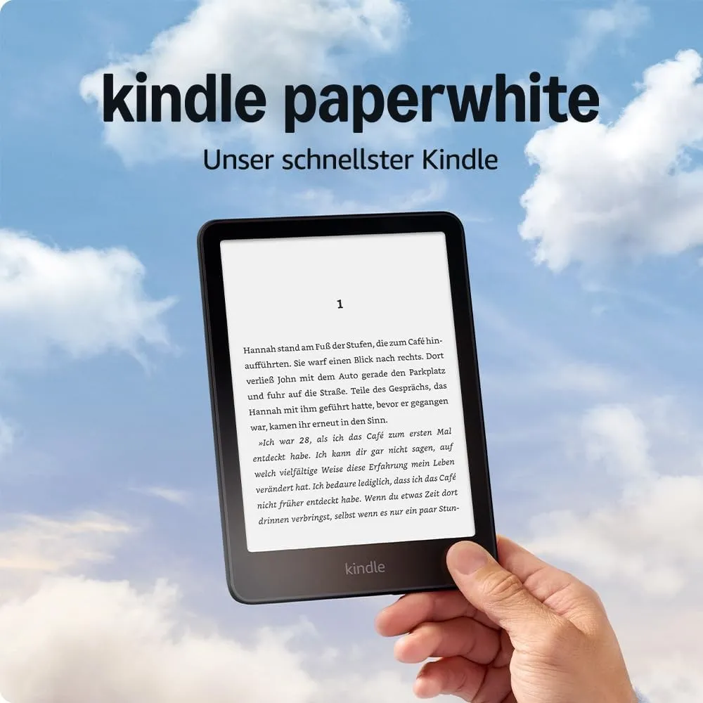 Amazon Kindle Paperwhite 16 GB (Version 2024) – blendfreies 7-Zoll-Display und wochenlange Akkulaufzeit – ohne Werbung …