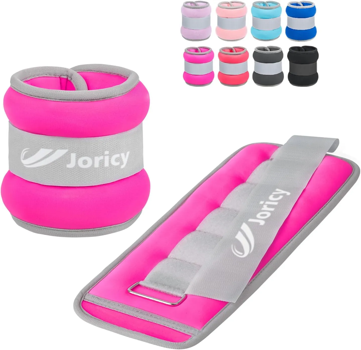 JORICY Ankle Weights Foot for Men Women 1 2 3 4 5 6 8 10 kg 1 Pair Foot Weights Weights for Legs and Arms Weights Set o…
