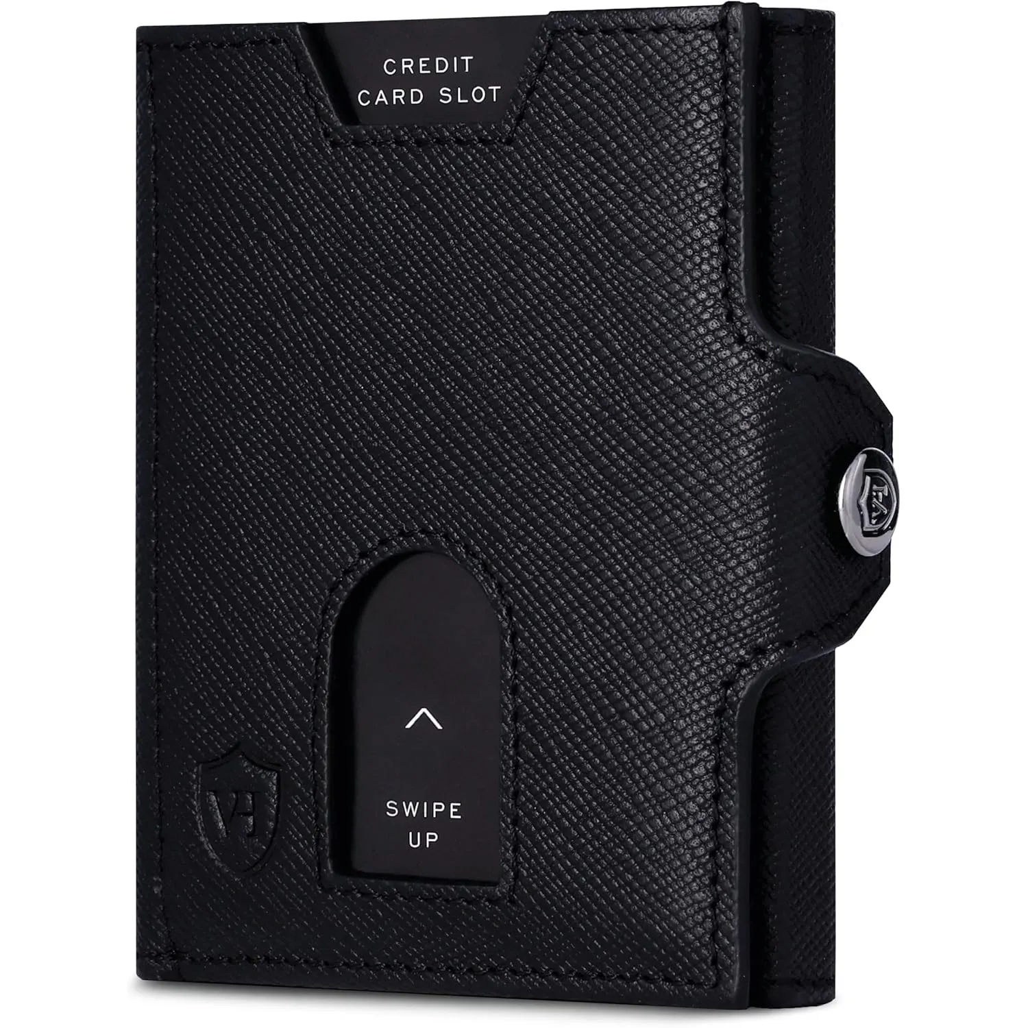 VON HEESEN Slim Wallet mit XL Münzfach & RFID Schutz - Leder Geldbörse Herren klein - Mini Geldbeutel Damen Portmonee -…