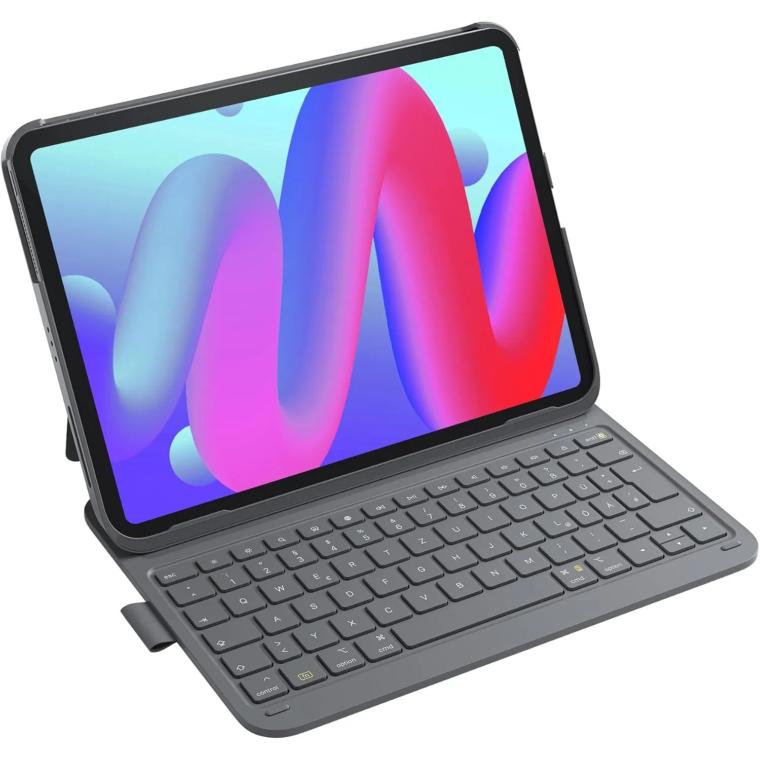 Inateck Hülle mit Tastatur für iPad 11(A16)/10. Gen, Ultraleicht 427g