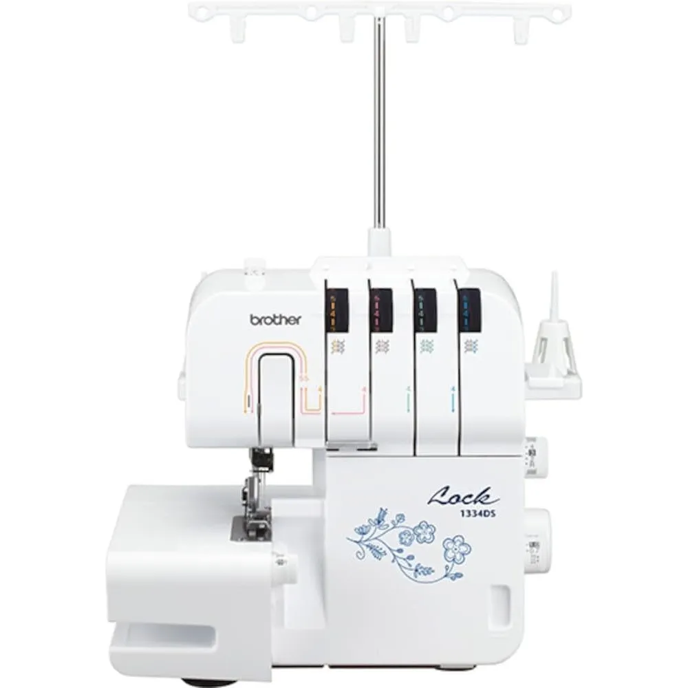 Brother 1334DS (Exklusive Edition) Overlock Nähmaschine mit Differentialtransport, Overlockmaschine, 10 Nähprogramme, 3…