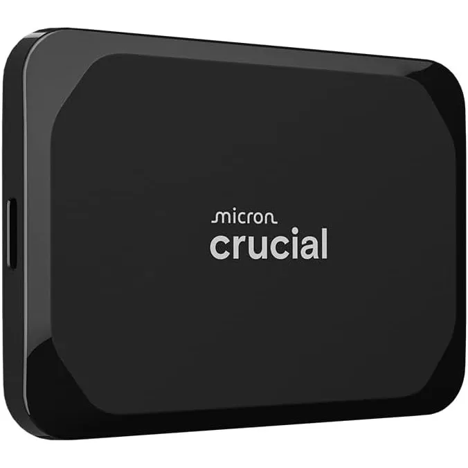 Crucial X9 2TB Externe SSD Festplatte, bis zu 1050MB/s, kompatibel mit PC, Mac und Spielekonsolen, Portable Solid State…