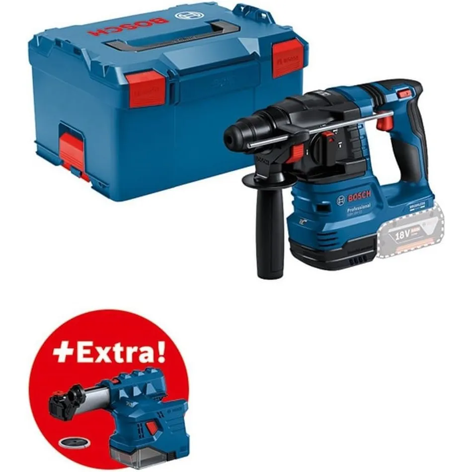 Bosch Professional 18V System Akku Bohrhammer GBH 18V-22 (mit SDS plus, KickBack Control und Vibration Control, inkl. G…