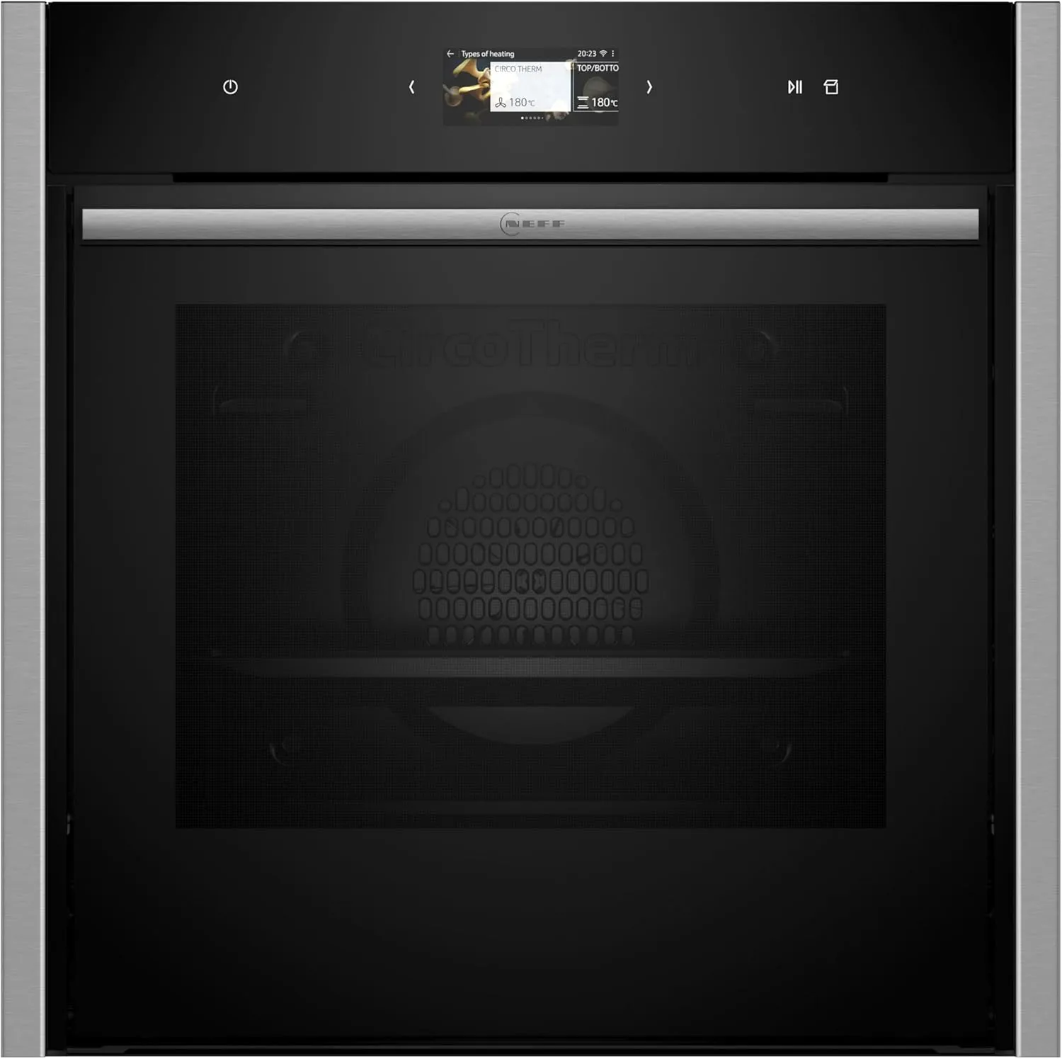 NEFF B64VS71N0, N 90, Einbau-Backofen, Made in Germany, Integrierbarer Backofen 60 x 60cm, Slide&Hide, Full Touch TFT-D…